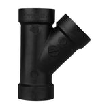 Charlotte Pipe 1-1/2 in. Hub X 1-1/2 in. D Hub ABS Wye