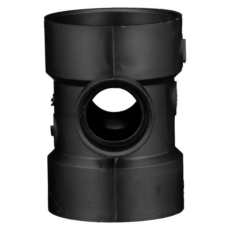 Charlotte Pipe 3 in. Hub X 1-1/2 in. D Hub ABS Sanitary Tee