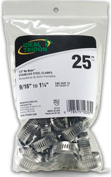 Ideal-Tridon Hy-Gear 67-6 Series 6712550 Worm Gear Hose Clamp, #12, 1/2 to 1-1/4 in, Stainless Steel