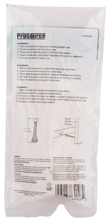 ProSource H62-B040-PS Heavy-Duty Door Stop, 5/16 in Dia Base, 3-1/8 in Projection, Plastic & Steel, Polished Brass