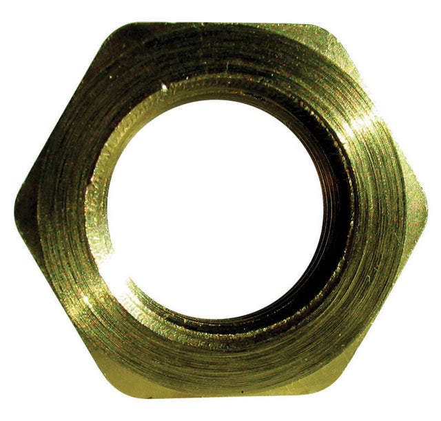 JMF Company Pipe Lock Nut 1/4 in. Brass, Pack of 5