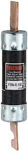 Bussmann FRN-R-100 Fuse, 100 A, 250 VAC, 125 VDC, 20, 200 kA Interrupt, Fiberglass Body, L