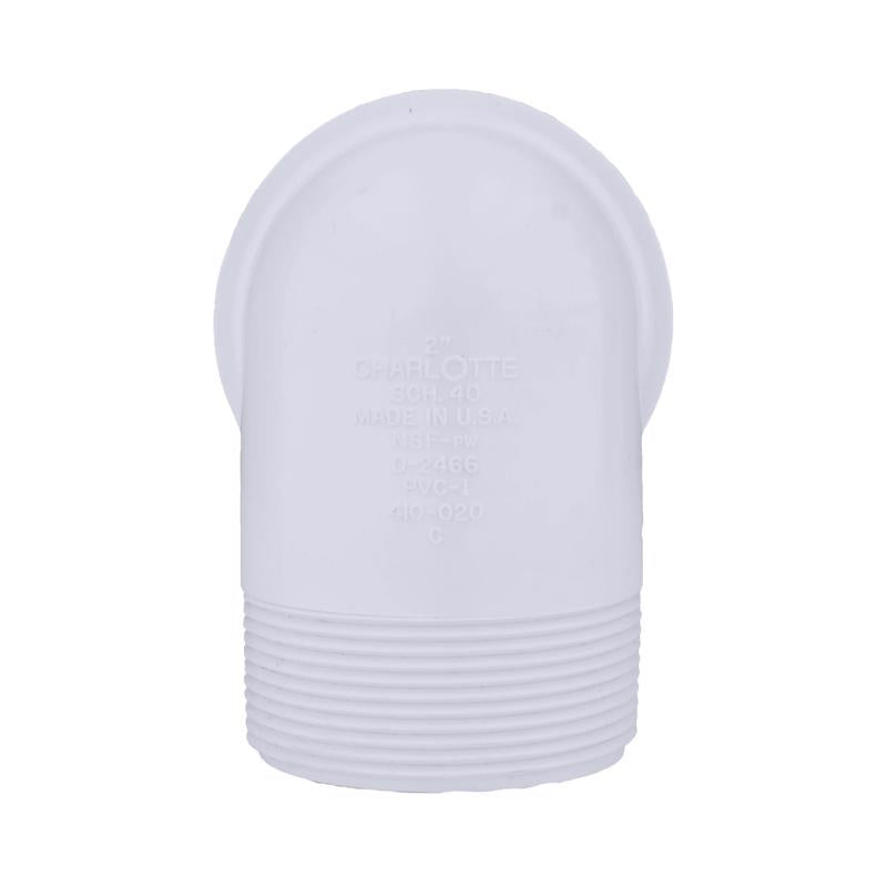 Charlotte Pipe 2 in. Slip X 2 in. D MPT PVC Street Elbow 1 pk