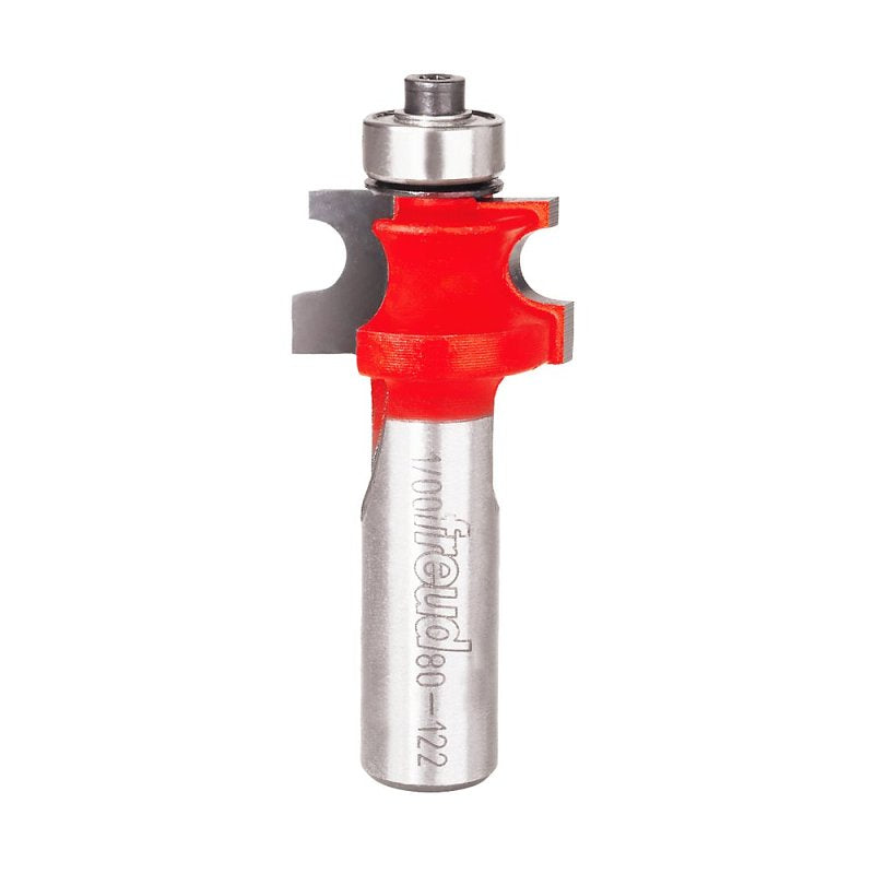 Freud 80-122 Traditional Beading Bit, 1 in Dia Cutter, 1-7/8 in L Cutting, 2-7/16 in OAL, 1/2 in Dia Shank, Carbide