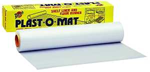 Warp's PM-50 Floor Runner, 50 ft L, 30 in W, Plastic, Clear