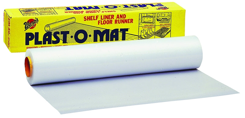 Warp's PM-50 Floor Runner, 50 ft L, 30 in W, Plastic, Clear