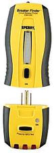 Sperry Instruments Breaker Finder Series CS61200 Circuit Breaker Finder/Locator and GFCI Tester, LED Display