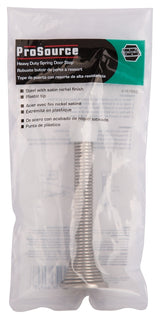 ProSource H62-B043-PS Heavy-Duty Spring, 5/16 in Dia Base, 3-1/8 in Projection, Plastic & Steel, Satin Nickel