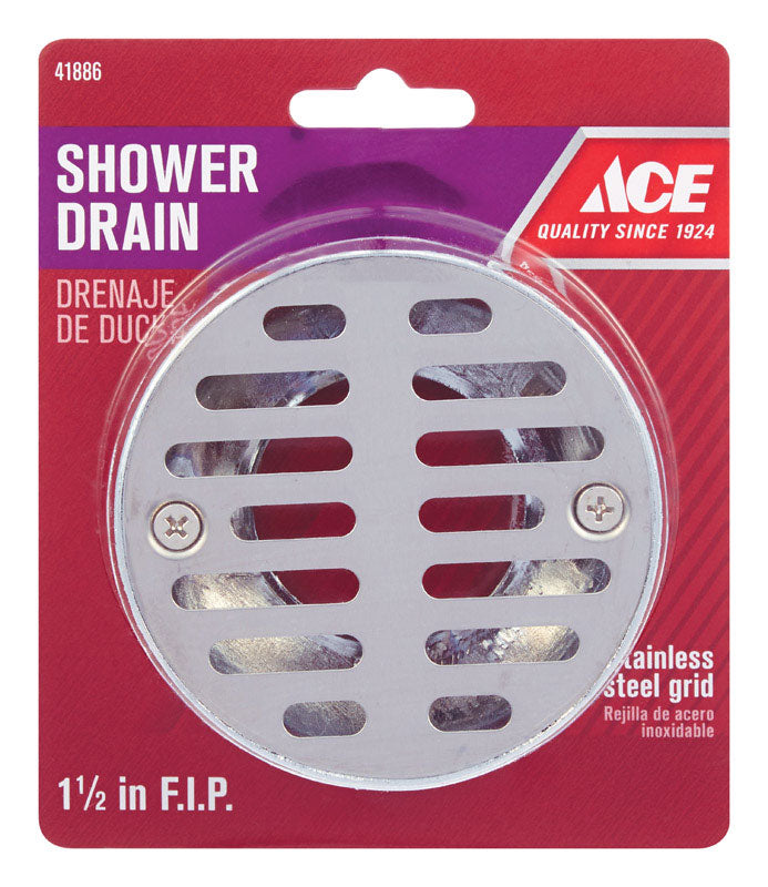 Ace 1-1/2 in. D Stainless Steel Shower Drain