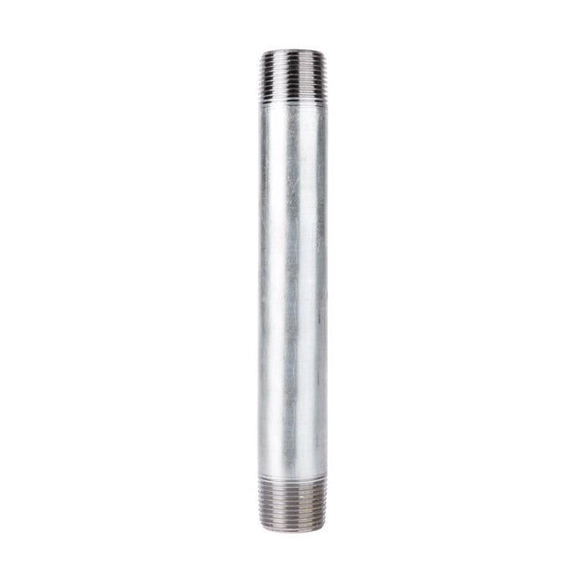 STZ Industries 1-1/4 in. MIP each X 1-1/4 in. D MIP Galvanized Steel 9 in. L Nipple