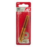 Ace Toilet Screw Set Brass