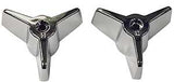 Danco 88432 Faucet Knob Handle, Zinc, Chrome-Plated, For: American Standard Colony Two Handle Tub/Shower Faucets