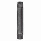STZ Industries 1/8 in. MIP each X 1/8 in. D MIP Black Steel 5 in. L Nipple, Pack of 5
