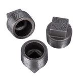 STZ Industries 1/8 in. MIP each Black Malleable Iron Plug