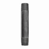 STZ Industries 3/8 in. MIP each X 3/8 in. D MIP Black Steel 4-1/2 in. L Nipple, Pack of 5
