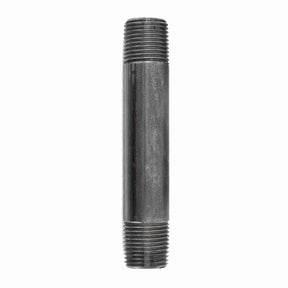 STZ Industries 3/8 in. MIP each X 3/8 in. D MIP Black Steel 4-1/2 in. L Nipple, Pack of 5