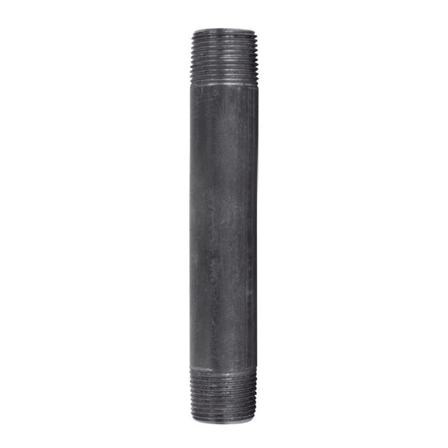 STZ Industries 3/4 in. MIP each X 3/4 in. D MIP Black Steel 7 in. L Nipple
