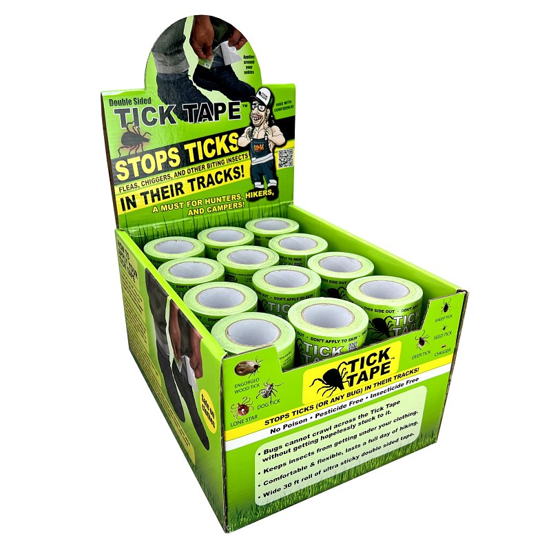TRAP TICK TAPE COUNTER DISPLAY, Pack of 24