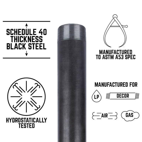 Charlotte Pipe Schedule 40 1 in. MPT X 1/2 in. D FPT PVC Reducing Bushing 1 pk