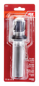 Ace 1-1/4 in. D Metal Lavatory Drain with Plug