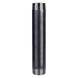 STZ Industries 2 in. MIP each X 2 in. D MIP Black Steel 12 in. L Nipple