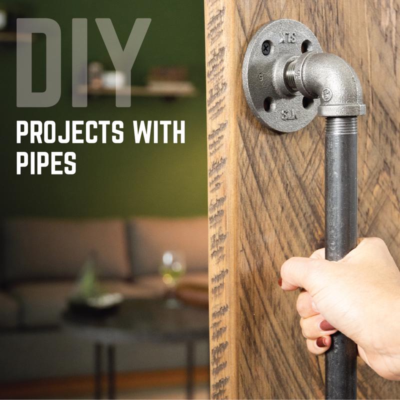 STZ Industries 1/8 in. MIP each X 1/8 in. D MIP Black Steel 2 in. L Nipple, Pack of 5