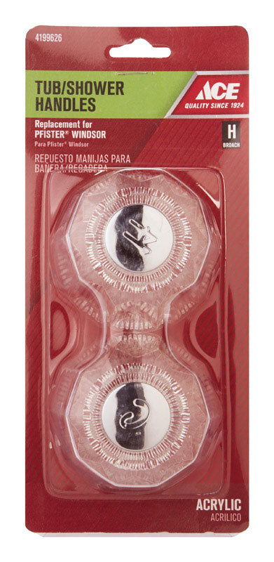 Ace For Pfister Windsor Clear Tub and Shower Faucet Handles
