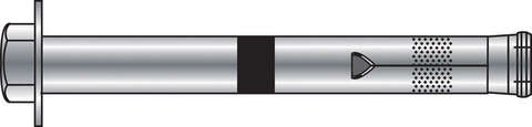 HILLMAN 1/2 in. D X 3-3/4 in. L Steel Hex Head Sleeve Anchors 10 pk