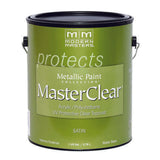 Modern Masters MasterClear Satin Clear Water-Based Protective Topcoat Interior 1 gal, Pack of 2