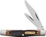 Old Timer 33OT Folding Pocket Knife, 2.4 in L Blade, Stainless Steel Blade, 2-Blade, Sawcut Handle