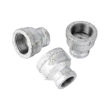 STZ Industries 1-1/2 in. FIP each X 1 in. D FIP Galvanized Malleable Iron Reducing Coupling