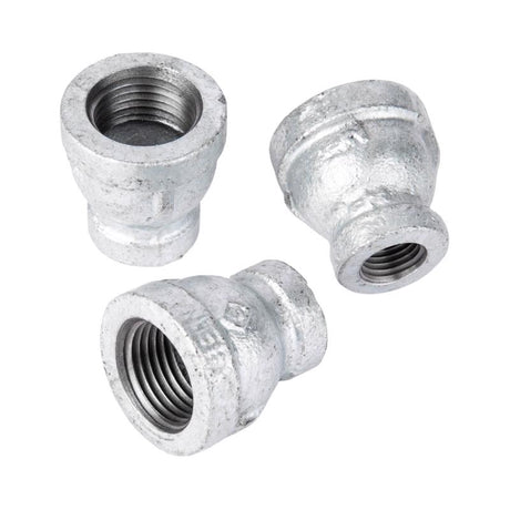 STZ Industries 2 in. FIP each X 1-1/4 in. D FIP Galvanized Malleable Iron Reducing Coupling