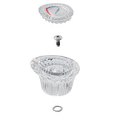 Moen Chateau Clear Bathroom Faucet Handles