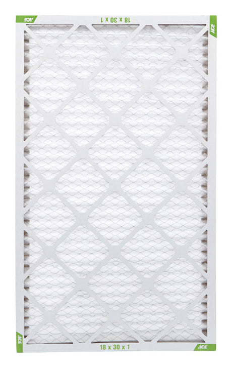 Ace 18 in. W X 30 in. H X 1 in. D Synthetic 8 MERV Pleated Air Filter 1 pk, Pack of 12