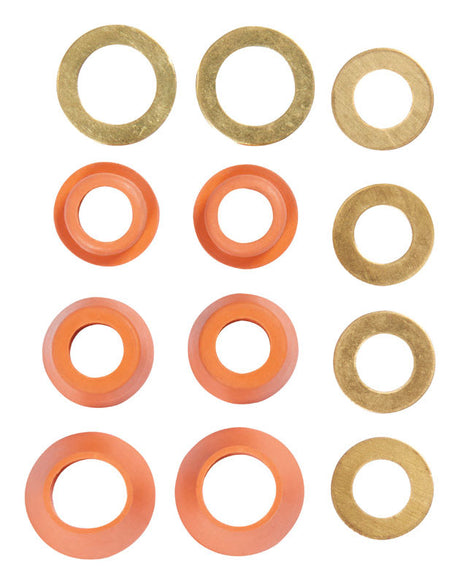 Ace Assorted in. D Rubber Cone Washer 8 pk