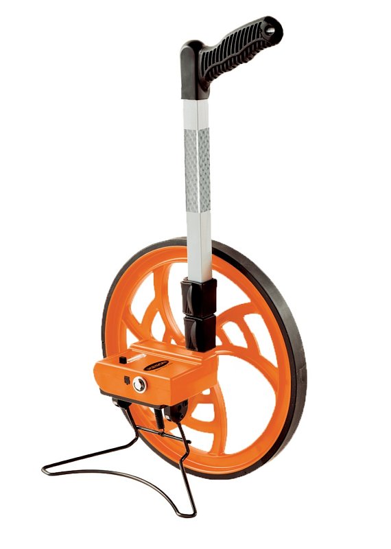 Keson Roadrunner Series RR318N Measuring Wheel, 9999.9 ft, 12-1/2 in Wheel, Polycast Wheel, ABS, Orange
