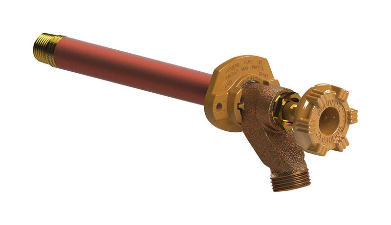 Freezerless Riser Woodford Model 14 1/2 in. MIP in. Sweat Brass Freezeless Wall Faucet ...