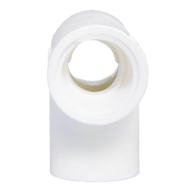 Charlotte Pipe Schedule 40 2-1/2 in. Slip X 2-1/2 in. D Slip PVC Elbow 1 pk