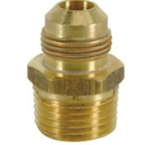 BrassCraft 293M Series FRC11-6 Adapter, 3/8 in, OD Tube x MIP, Brass, Rough, 3/8 in OD