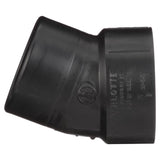 Charlotte Pipe 3 in. Slip X 3 in. D Hub ABS Elbow