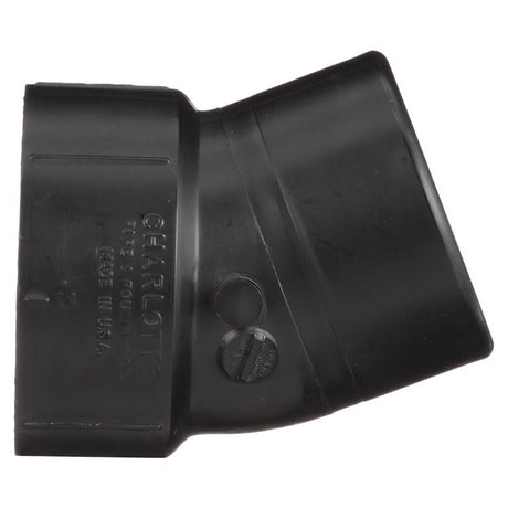 Charlotte Pipe 3 in. Slip X 3 in. D Hub ABS Elbow