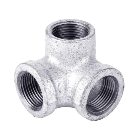 STZ Industries 1/2 in. FIP each X 1/2 in. D FIP 1/2 in. D FIP Galvanized Malleable Iron Side Out Elb