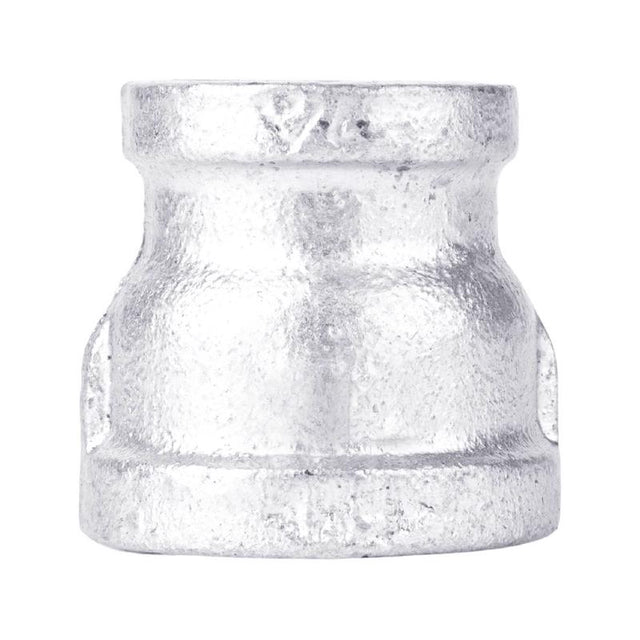 STZ Industries 1-1/2 in. FIP each X 1/2 in. D FIP Galvanized Malleable Iron Reducing Coupling