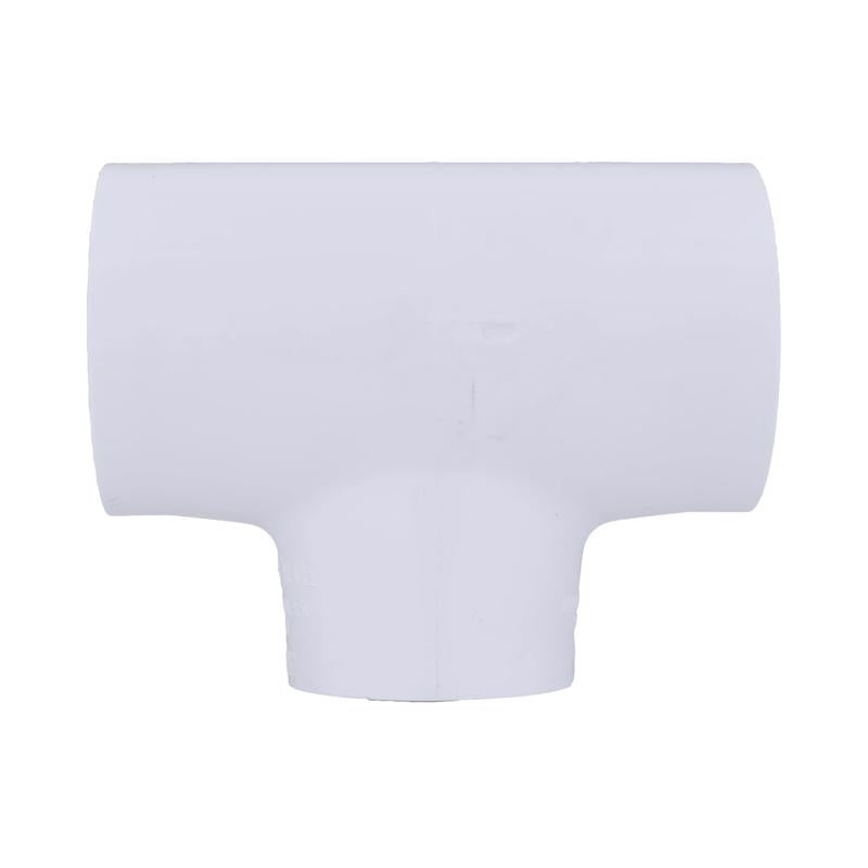 Charlotte Pipe Schedule 40 2 in. Slip X 2 in. D Slip PVC Reducing Tee 1 pk