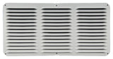 Lomanco LomanCool C816W Cornice Vent, 8 in L, 16 in W, 65 sq-ft Net Free Ventilating Area, Aluminum, White, Pack of 12