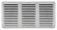 Lomanco LomanCool C816W Cornice Vent, 8 in L, 16 in W, 65 sq-ft Net Free Ventilating Area, Aluminum, White, Pack of 12
