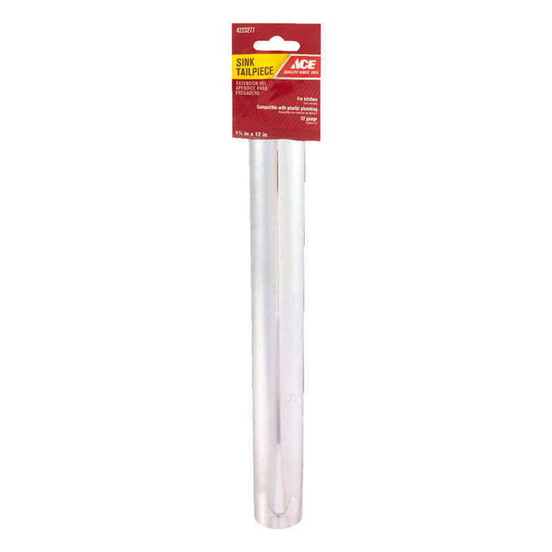 Ace 1-1/2 in. D X 12 in. L Brass Tailpiece