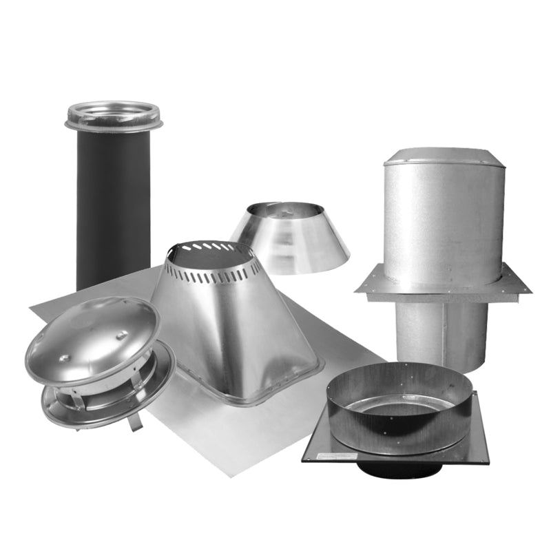 Selkirk 206620 Ceiling Support Kit, Flat, Stainless Steel, For: Model SSII