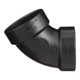 Charlotte Pipe 2 in. Hub X 2 in. D Hub ABS 60 Degree Elbow