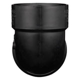 Charlotte Pipe 3 in. Hub X 3 in. D Hub ABS Elbow